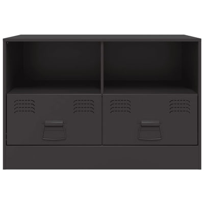 TV-Schrank Schwarz 67x39x44 cm Stahl