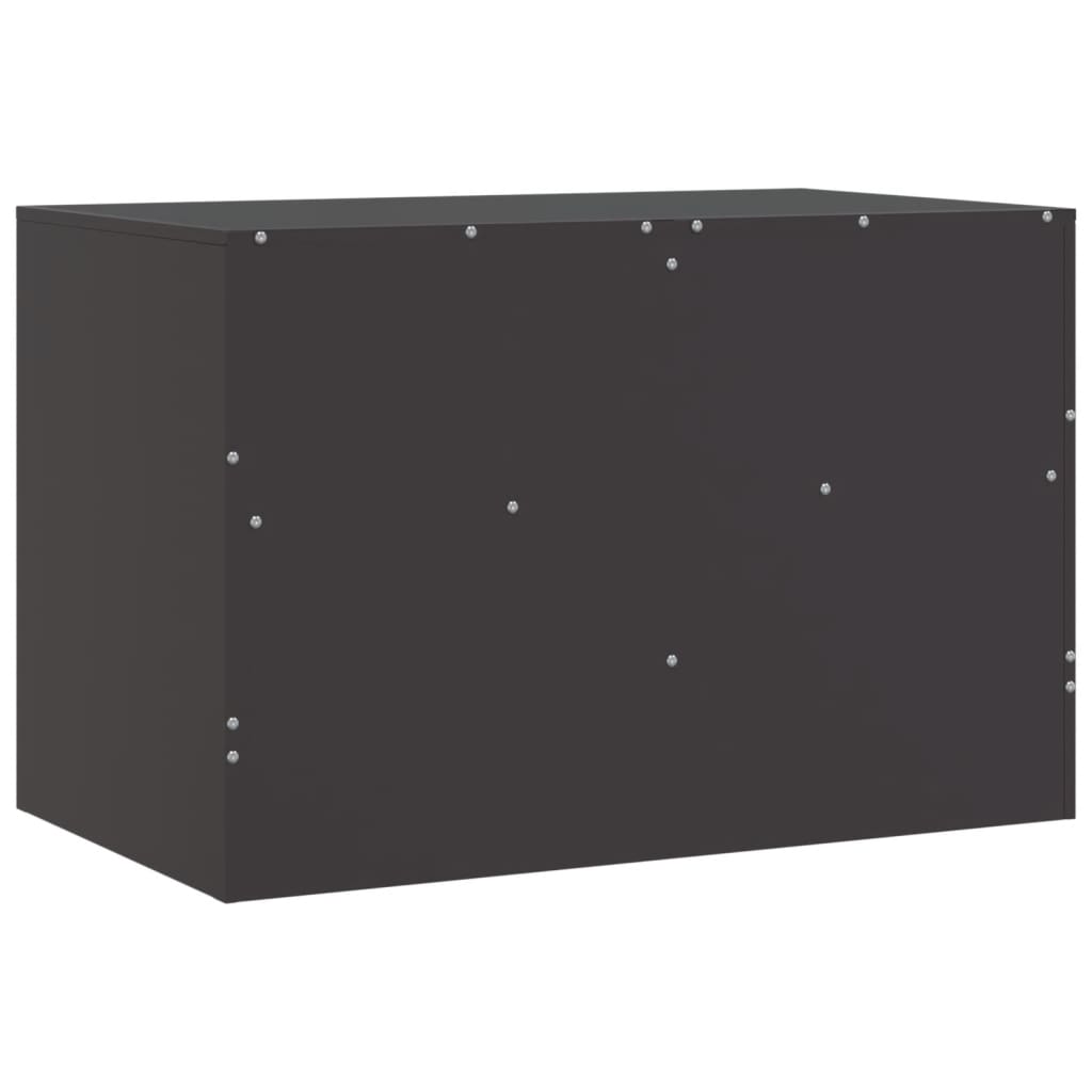 TV-Schrank Schwarz 67x39x44 cm Stahl