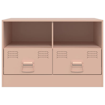 TV-Schrank Rosa 67x39x44 cm Stahl