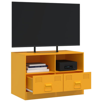 TV-Schrank Senfgelb 67x39x44 cm Stahl