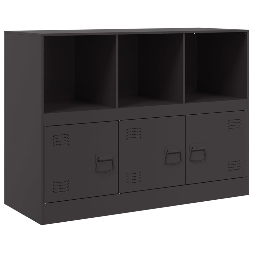 Sideboard Schwarz 99x39x73 cm Stahl