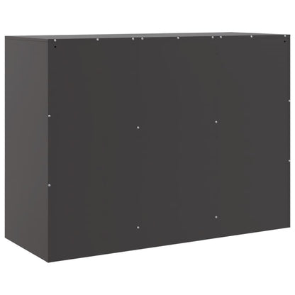 Sideboard Schwarz 99x39x73 cm Stahl