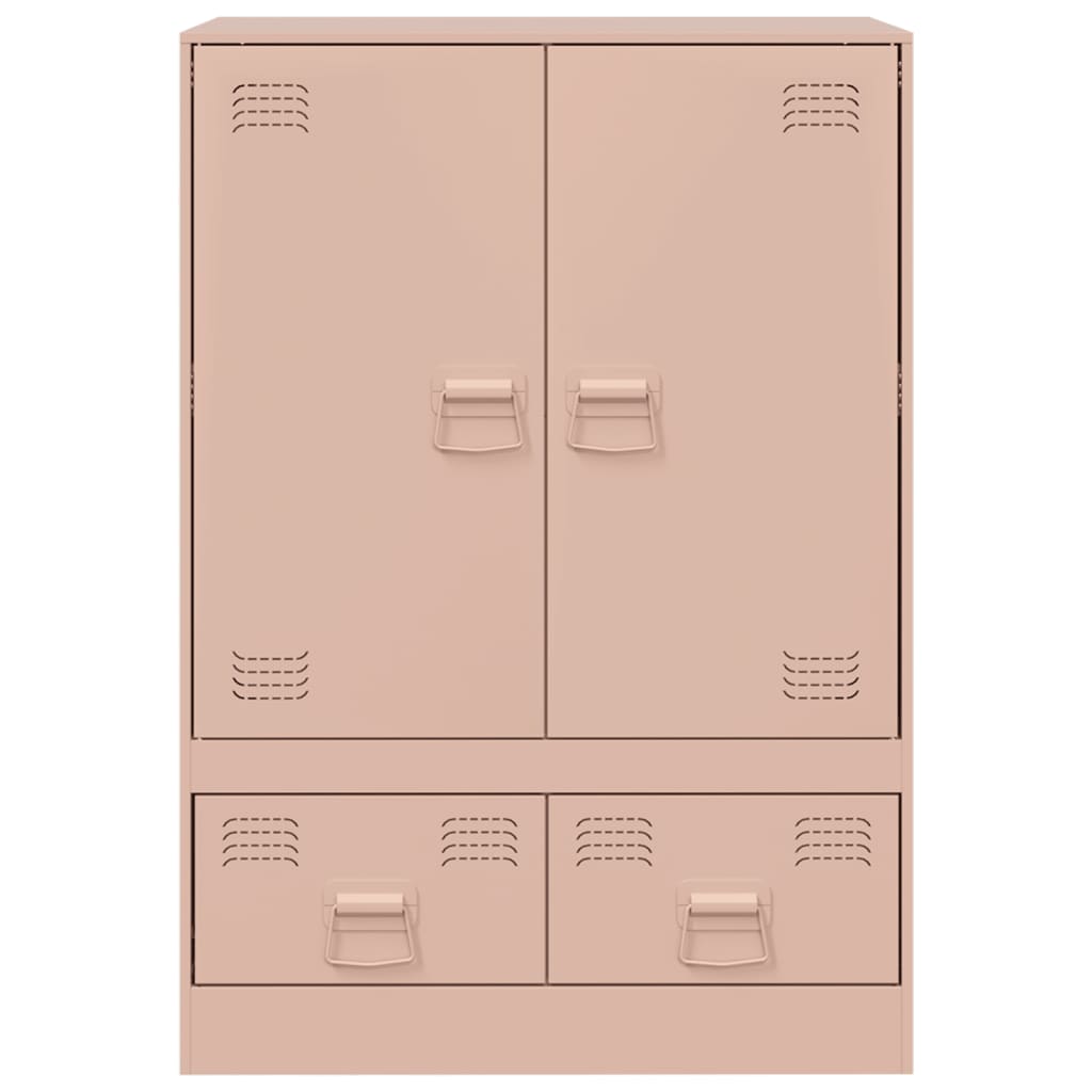 Highboard Rosa 67x39x95 cm Stahl