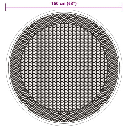 Outdoor-Teppich Grün Ø160 cm PP