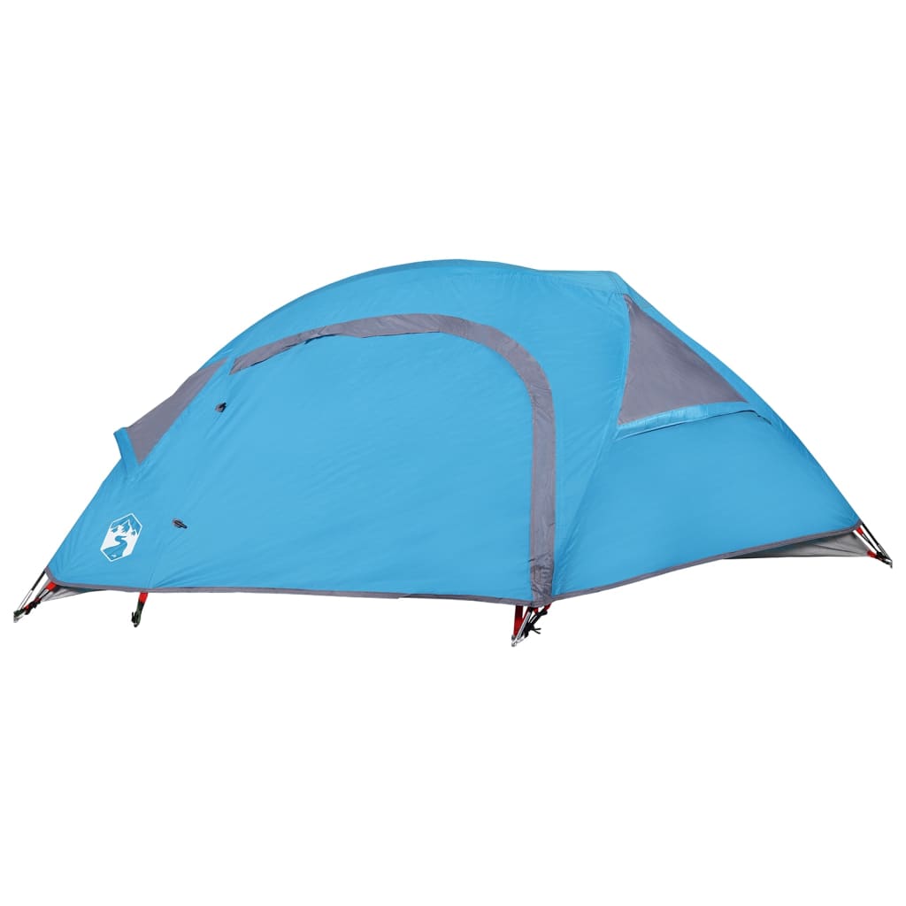 Kuppel-Campingzelt 1 Person Blau Wasserdicht