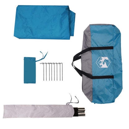 Tarp Blau 430x380x210 cm Wasserdicht