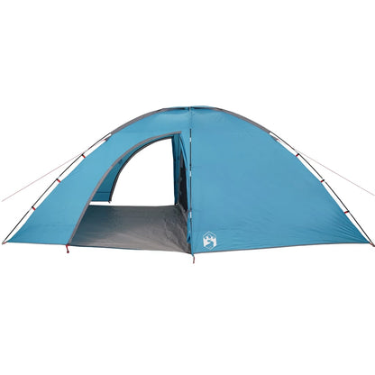 Campingzelt 8 Personen Blau Wasserdicht