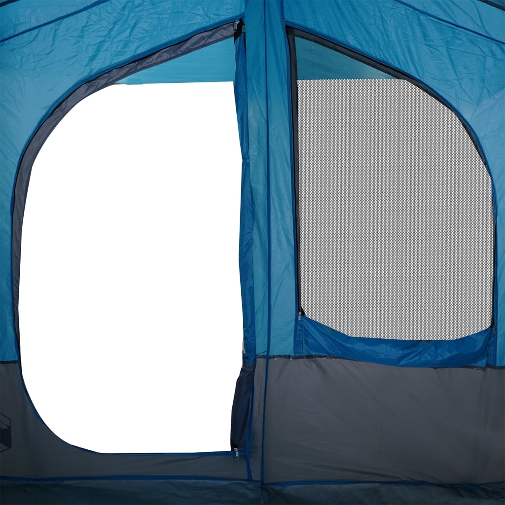 Campingzelt 5 Personen Blau Wasserdicht