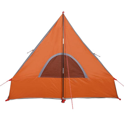 Campingzelt A-Form 2 Personen Grau Wasserdicht