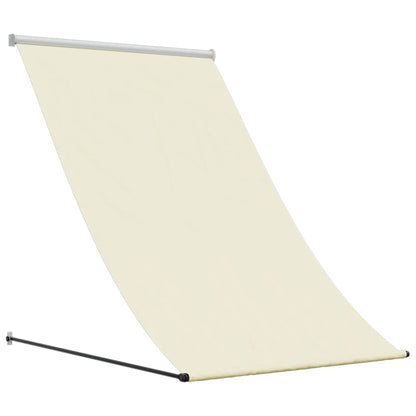 Markise Einziehbar Creme 150x150 cm Stoff und Stahl