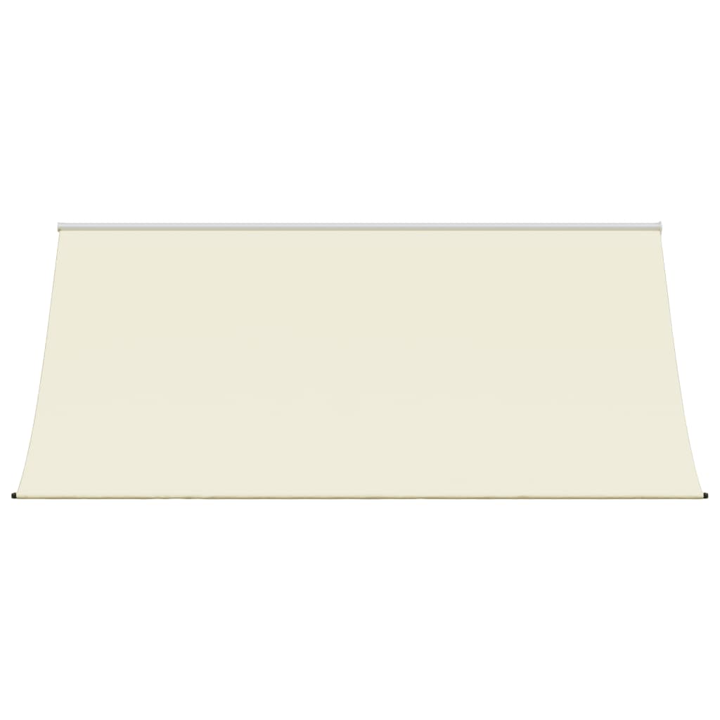 Markise Einziehbar Creme 300x150 cm Stoff und Stahl