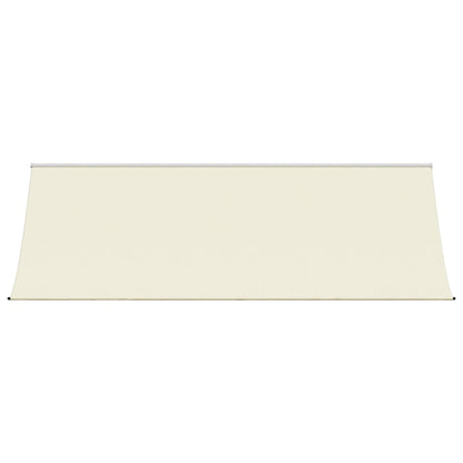 Markise Einziehbar Creme 350x150 cm Stoff und Stahl