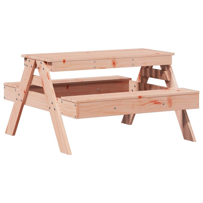 Picknicktisch für Kinder 88x97x52 cm Massivholz Douglasie