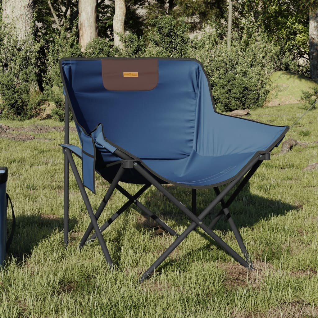 Campingstühle 2 Stk. mit Tasche Klappbar Blau