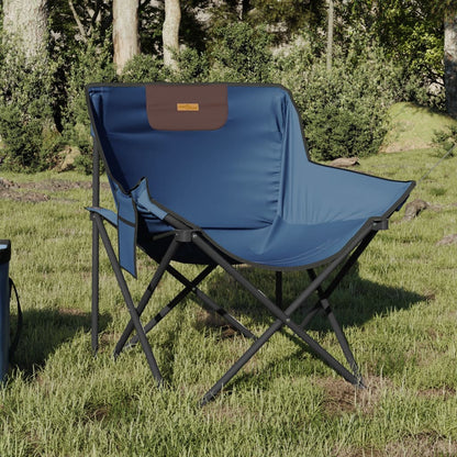 Campingstühle 2 Stk. mit Tasche Klappbar Blau