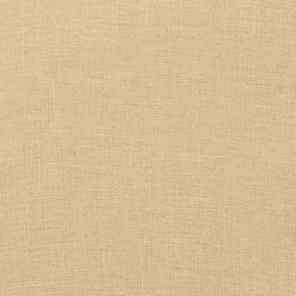 Hochlehner-Auflagen 2 Stk. Melange Beige 120x50x7 cm Stoff