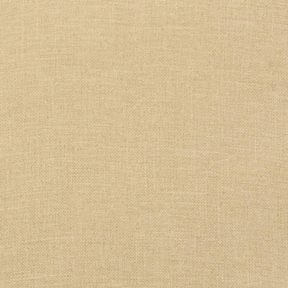 Hochlehner-Auflagen 6 Stk. Melange Beige 120x50x7 cm Stoff