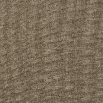 Hochlehner-Auflagen 2 Stk. Melange Taupe 120x50x7 cm Stoff