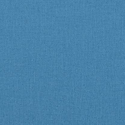 Niedriglehner-Auflagen 2 Stk. Melange Blau 100x50x7 cm Stoff