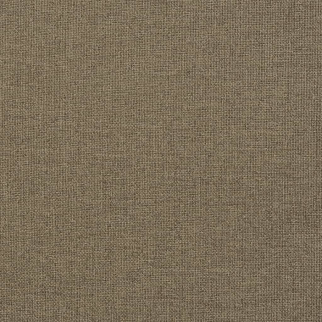 Hochlehner-Auflagen 2 Stk. Melange Taupe 120x50x4 cm Stoff