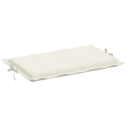 Sonnenliegen-Auflage Melange Creme 186x58x3 cm Stoff