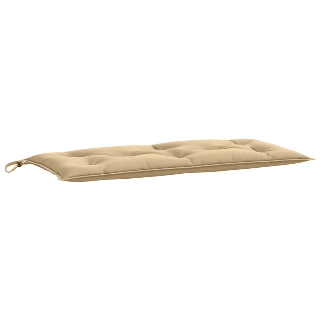 Gartenbank-Auflage Melange Beige 100x50x7 cm Stoff