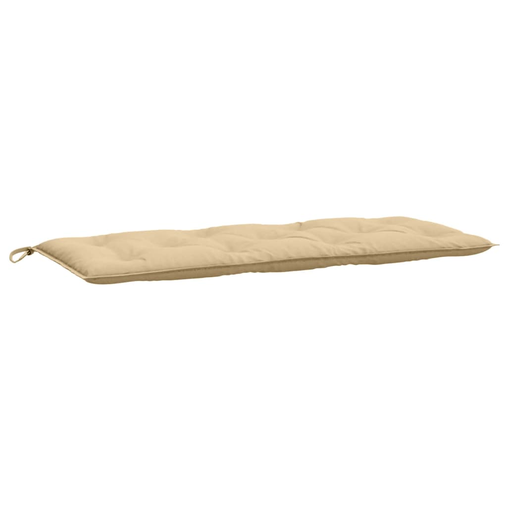 Gartenbank-Auflage Melange Beige 120x50x7 cm Stoff