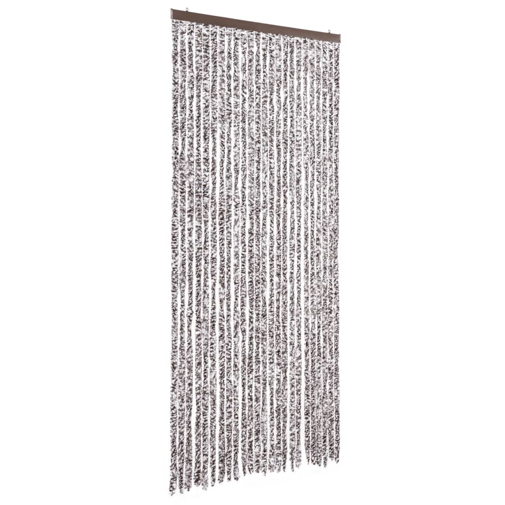 Fliegenvorhang Braun und Beige 100x200 cm Chenille