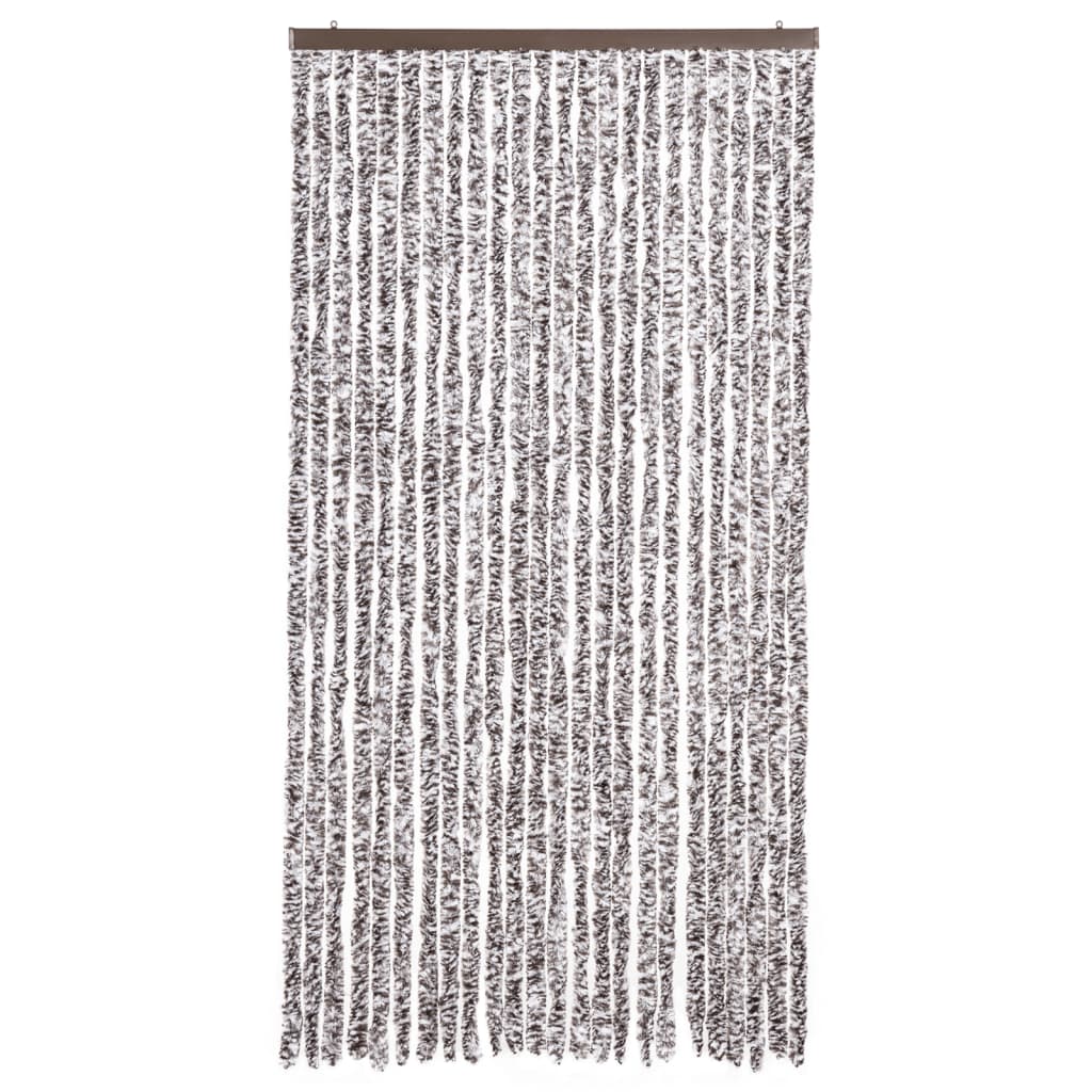 Fliegenvorhang Braun und Beige 100x200 cm Chenille