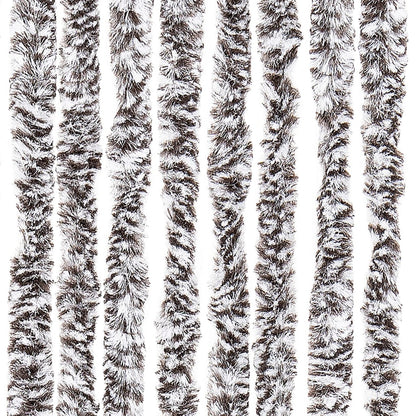 Fliegenvorhang Braun und Beige 100x200 cm Chenille