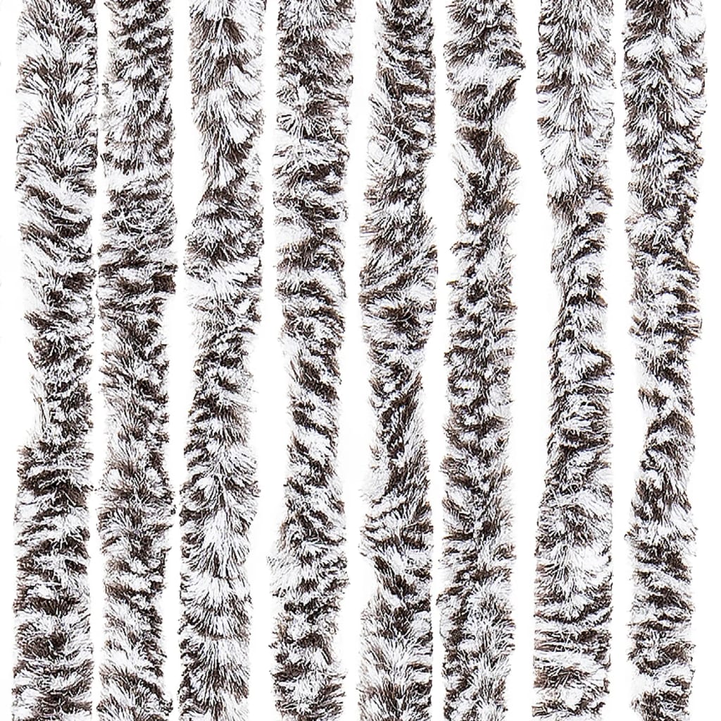 Fliegenvorhang Braun und Beige 100x230 cm Chenille