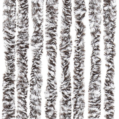 Fliegenvorhang Braun und Beige 100x230 cm Chenille