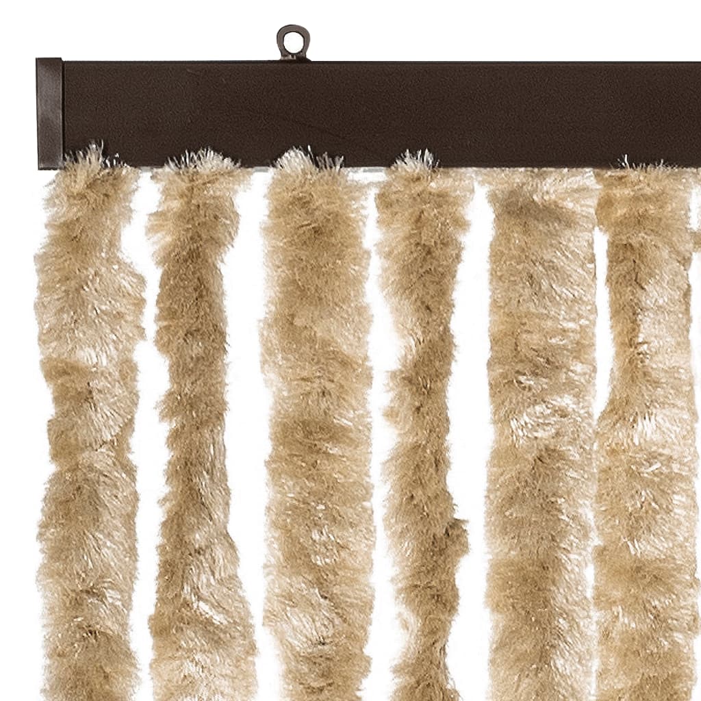 Fliegenvorhang Beige 100x230 cm Chenille