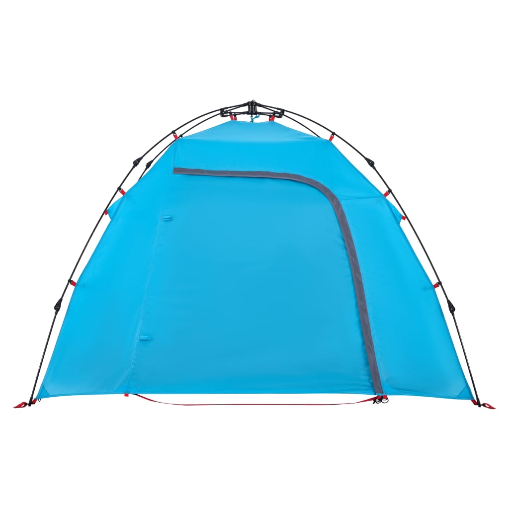 Kuppel-Campingzelt 3 Personen Blau Quick Release