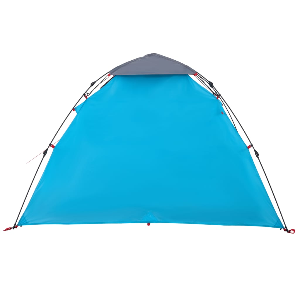 Kuppel-Campingzelt 3 Personen Blau Quick Release