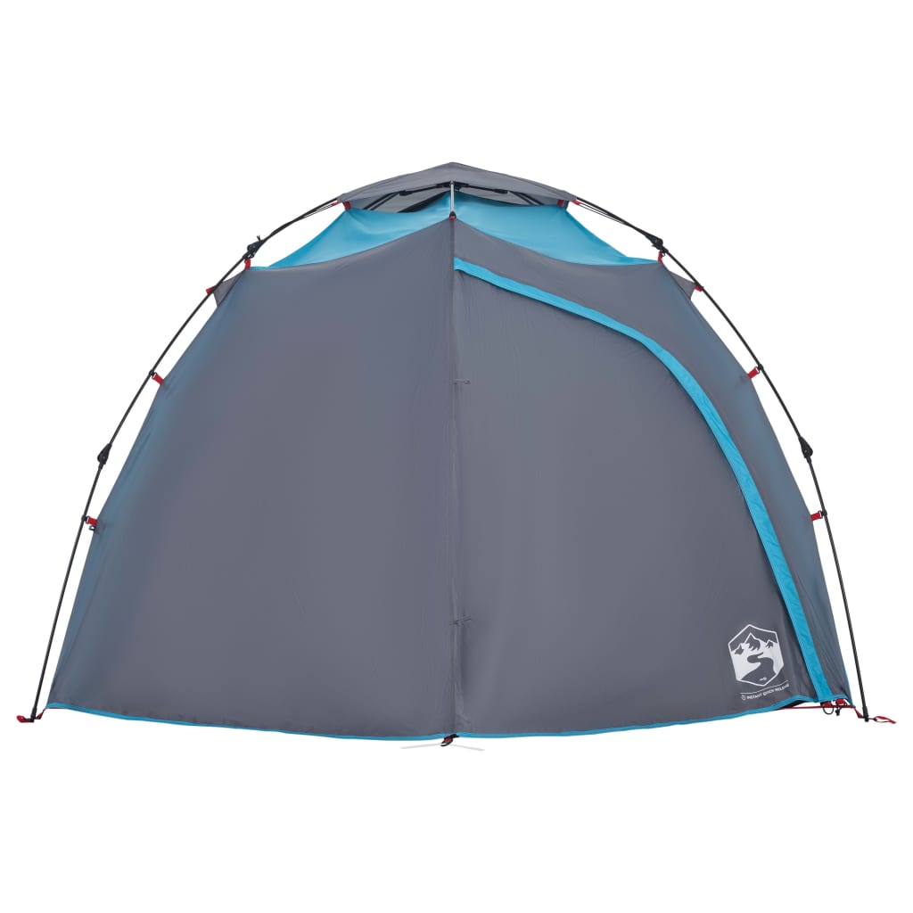 Kuppel-Campingzelt 4 Personen Blau Quick Release