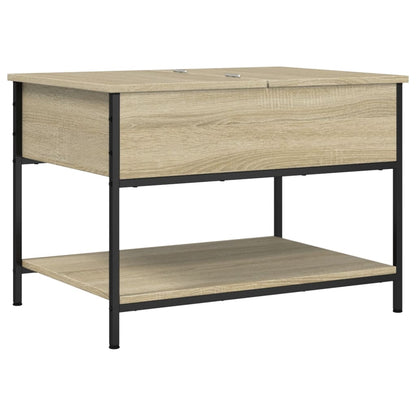 Couchtisch Sonoma-Eiche 70x50x50 cm Holzwerkstoff und Metall