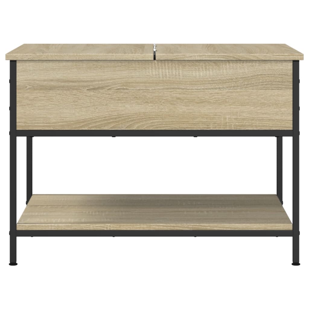 Couchtisch Sonoma-Eiche 70x50x50 cm Holzwerkstoff und Metall