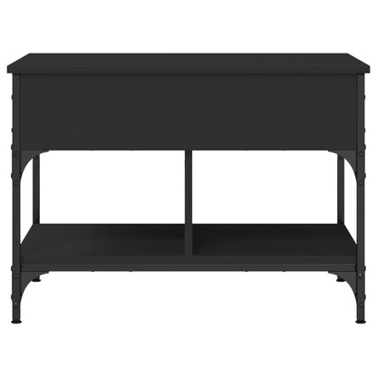 Couchtisch Schwarz 70x50x50 cm Holzwerkstoff und Metall