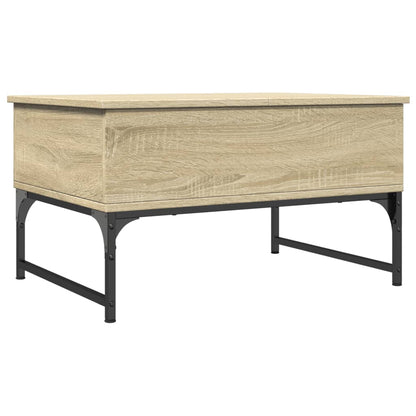 Couchtisch Sonoma-Eiche 70x50x40 cm Holzwerkstoff und Metall