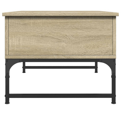 Couchtisch Sonoma-Eiche 70x50x40 cm Holzwerkstoff und Metall