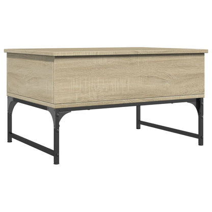 Couchtisch Sonoma-Eiche 70x50x40 cm Holzwerkstoff und Metall