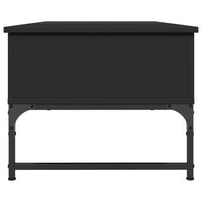 Couchtisch Schwarz 100x50x40 cm Holzwerkstoff und Metall