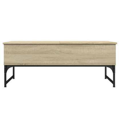 Couchtisch Sonoma-Eiche 100x50x40 cm Holzwerkstoff und Metall