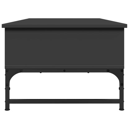 Couchtisch Schwarz 100x50x35 cm Holzwerkstoff und Metall