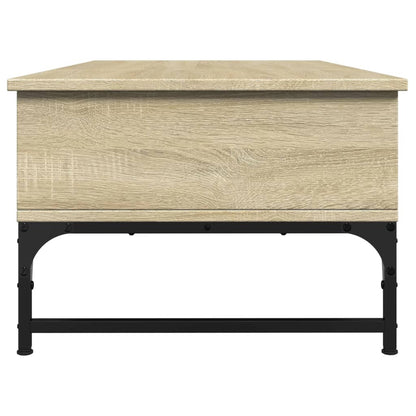 Couchtisch Sonoma-Eiche 100x50x35 cm Holzwerkstoff und Metall