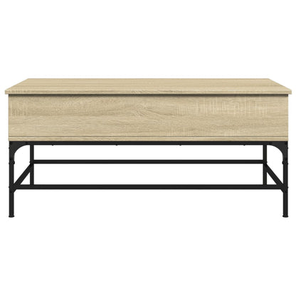 Couchtisch Sonoma-Eiche 100x50x45 cm Holzwerkstoff und Metall