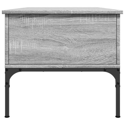 Couchtisch Grau Sonoma 100x50x45 cm Holzwerkstoff und Metall