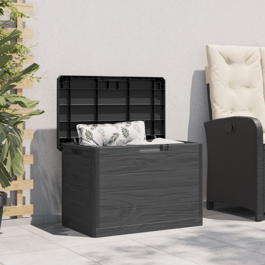 Outdoor-Kissenbox Anthrazit 77,5x44,5x53 cm Polypropylen