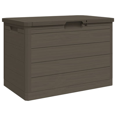 Outdoor-Kissenbox Braun 77,5x44,5x53 cm Polypropylen